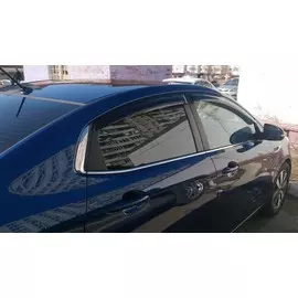 Дефлекторы окон 4 door KIA Rio Sedan 2011-2017 4 шт