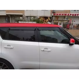 Дефлекторы окон 4 door KIA Soul 2014-2018 4 шт