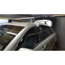 Дефлекторы окон Лада Vesta универсал 2017- накладные скотч 4 шт