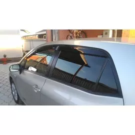 Дефлекторы окон Vinguru TOYOTA Auris I 2007-2012 хэтчбек накладные скотч 4 шт
