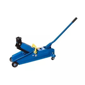 Домкрат гидравлический подкатной 3т 135мм-390мм в кейсе (KRAFT)