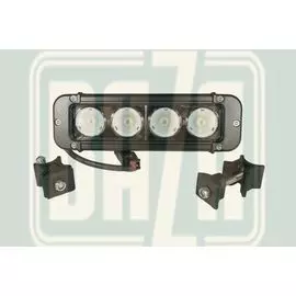 Фара светодиодная ближнего света 40W (10W4), прям. 20 см, IP67 "redBTR"