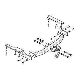 Фаркоп Bosal для Toyota Highlander (без электрики) c 2014