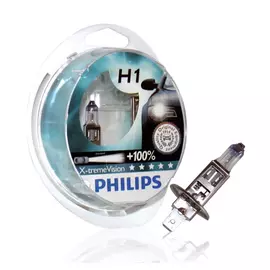 Галогенная лампа Philips X-tremeVision H1 12V 55W 2 шт