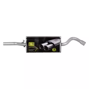 Глушитель AUDI 80 (86-) нерж.алюм сталь (TRIALLI)