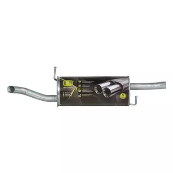 Глушитель FORD Fusion (02-) 1.2i/1.4i нерж.алюм сталь (TRIALLI)