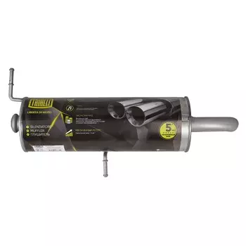 Глушитель PEUGEOT 307 (01-) нерж.алюм сталь (TRIALLI)