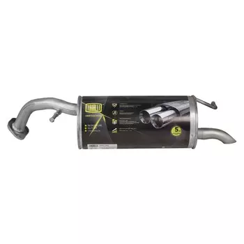 Глушитель TOYOTA Yaris (99-) нерж.алюм сталь (TRIALLI)