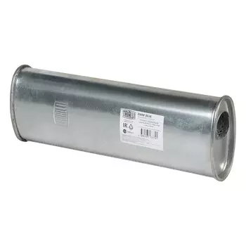 Глушитель универсальный (овальный) 97х171, L=500, d=50, смещ. 28 мм (TRIALLI)