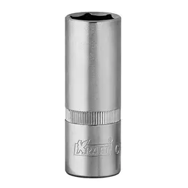 Головка 17мм 1/2" 6-гранная удлиненная (KRAFT)