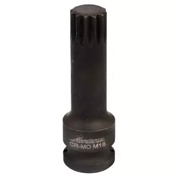 Головка ударная торцевая 1/2" DR внешний SPLINE M18 AIRLINE
