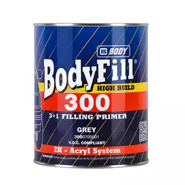 Грунт-наполнитель Body 300 3+1 2К серый 1л