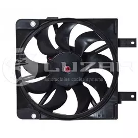 Электродвигатель охлаждения ВАЗ 2170 с крыльчаткой и кожухом "Panasonic" (LUZAR) LFc 01272