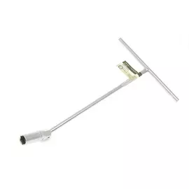 Ключ свечной ДелоТехники 21х350мм шарнирный с резиновой вставкой