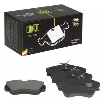 Колодка тормозная VW Transporter T4 (90-) 129.7 мм без датчика диск. передняя (TRIALLI)