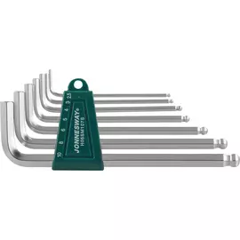 Комплект угловых ключей Jonnesway H05SM107S шестиграников Long с шаром 2,5-10мм 7 предметов