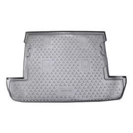 Коврик багажника LEXUS LX 570 2007-2012 внедорожник 7 мест полиуретановый серый