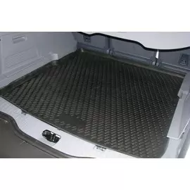 Коврик багажника NISSAN Qashqai+2 2008-2014 кроссовер полиуретановый черный