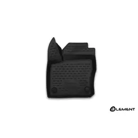 Коврик салона 3D передний левый Element FORD Focus 3, 2015, полиуретан черный 1 шт.
