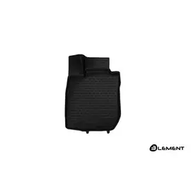 Коврик салона 3D передний левый Element RENAULT Logan, 2004-2009, 2010, полиуретан черный 1 шт.
