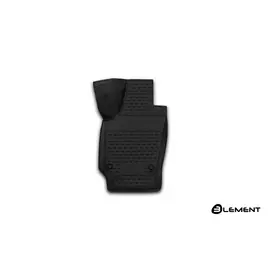 Коврик салона 3D передний левый Element VOLKSWAGEN Polo, 2010, сед., полиуретан черный 1 шт.