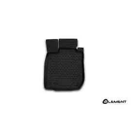 Коврик салона передний левый Element RENAULT Sandero, 2010-2014, полиуретан черный 1 шт.