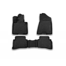 Коврики 3D в салон Element для HYUNDAI Tucson 2015 > полиуретан черные 4 шт.