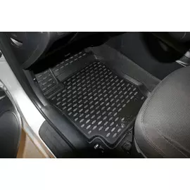 Коврики 3D в салон Element для KIA Cerato Koup 2009 > полиуретан черные 4 шт.