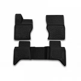 Коврики 3D в салон Element для LAND ROVER Range Rover 2015 > полиуретан черные 4 шт.