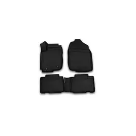 Коврики 3D в салон Element для TOYOTA Rav 4, 2013-2015, 2015 > полиуретан черные 4 шт.