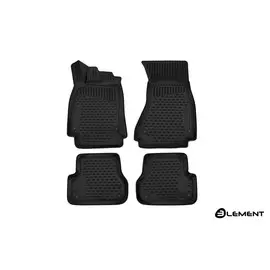 Коврики салона 3D Element AUDI A6 III (C7), 2012, Avant/Allroad/без перч. ящика, полиуретан черные 4 шт.