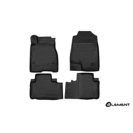 Коврики салона 3D Element HAVAL H6, 09/2014, FWD, полиуретан черные 4 шт.