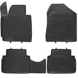 Коврики салона 3D Element HYUNDAI IX35 2010 полиуретановые черные 4 шт.