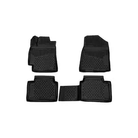 Коврики салона 3D Element KIA Cerato/Forte, 2018, полиуретан черные 4 шт.