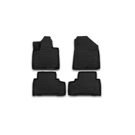 Коврики салона 3D Element KIA Sorento 2015> полиуретановые черные 4 шт.