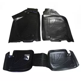 Коврики салона 3D Element LADA Samara 2004-> полиуретановые черные 4 шт.