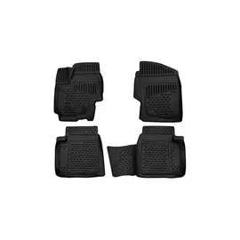 Коврики салона 3D Element LIFAN X70, 2018, кросс., полиуретан черные 4 шт.