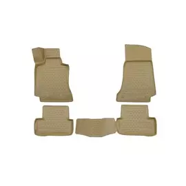 Коврики салона 3D Element MERCEDES-BENZ С-Class W205, 2014, полиуретан бежевые 4 шт.
