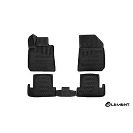 Коврики салона 3D Element PEUGEOT 308, 2014, полиуретан черные 4 шт.