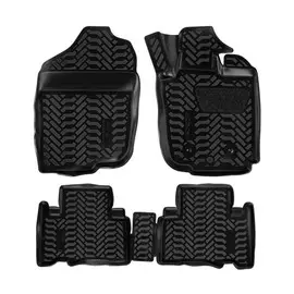 Коврики салона Airline (3D с подпятником) Toyota Vanguard (RHD) (07-13) полимер черные 4 шт