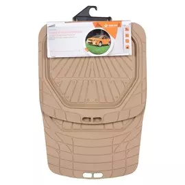 Коврики салона Airline высокий борт ПВХ универсальные бежевые 4 шт