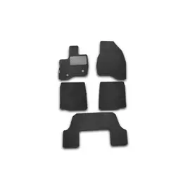 Коврики салона Autofamily CHEVROLET Orlando текстильные черные 6 шт.