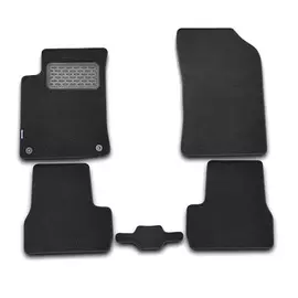 Коврики салона Autofamily CITROEN C3 текстильные черные 5 шт.