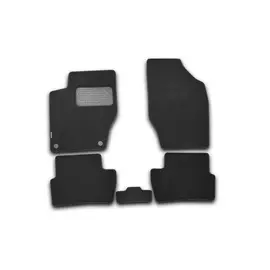 Коврики салона Autofamily CITROEN C4 Aircross текстильные черные 5 шт.