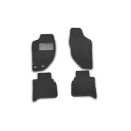 Коврики салона Autofamily GREAT WALL Hover H6 текстильные черные 4 шт.