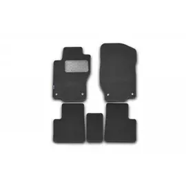 Коврики салона Autofamily MERCEDES-BENZ A-Class W169 текстильные черные 5 шт.