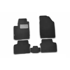 Коврики салона Autofamily NISSAN Note 2005> текстильные черные 5 шт.