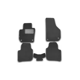Коврики салона Autofamily SKODA Superb 2008-2013 текстильные черные 5 шт.