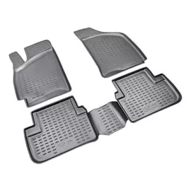 Коврики салона CHEVROLET Lanos 1997 полиуретановые серые 4шт