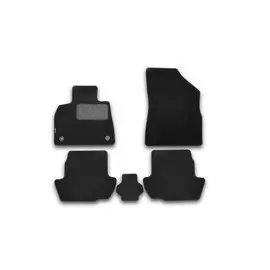 Коврики салона CITROEN DS5 АКПП 2012 хэтчбек текстильные черные 5шт